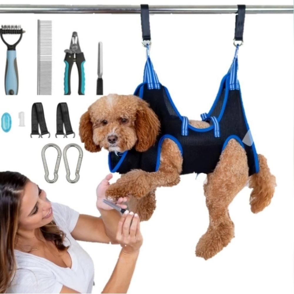 NWOT Pandora Pets Grooming Hammock Set, M